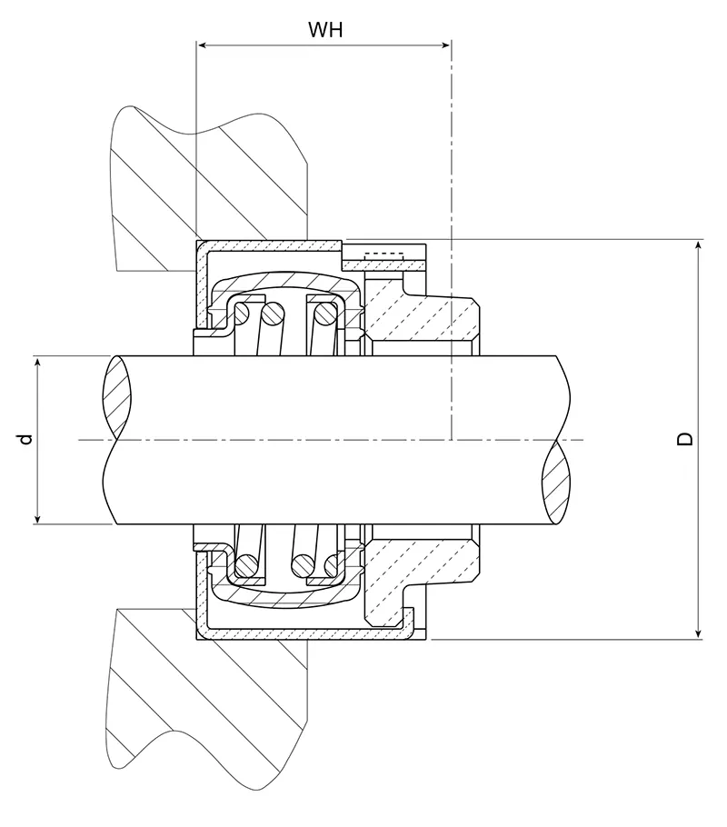 اجزاء مکانیکال سیل آمبرا مدل T1